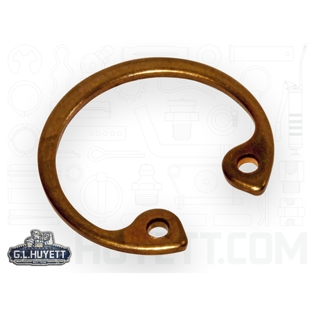 ROTOR CLIP Internal Retaining Ring, Steel, Copper Plated Finish, 0.75 in Bore Dia. HO-075-BC